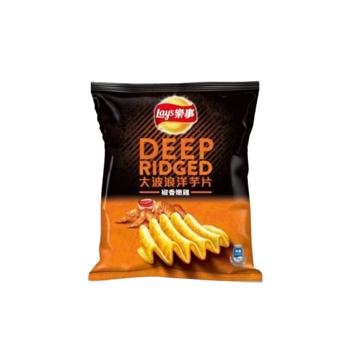 LAY'S Deep Ridged Spicy Chicken Flavor Potato Chips