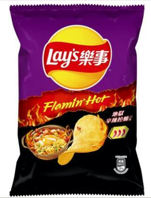 樂事【L90】洋芋片-辛辣拉麵 LAY'S POTATO CHIP-KOREAN SPICY RAMEN FLAVOR 59.5G