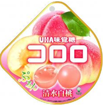 UHA KORORO SHIMIZU WHITE PEACH 40G