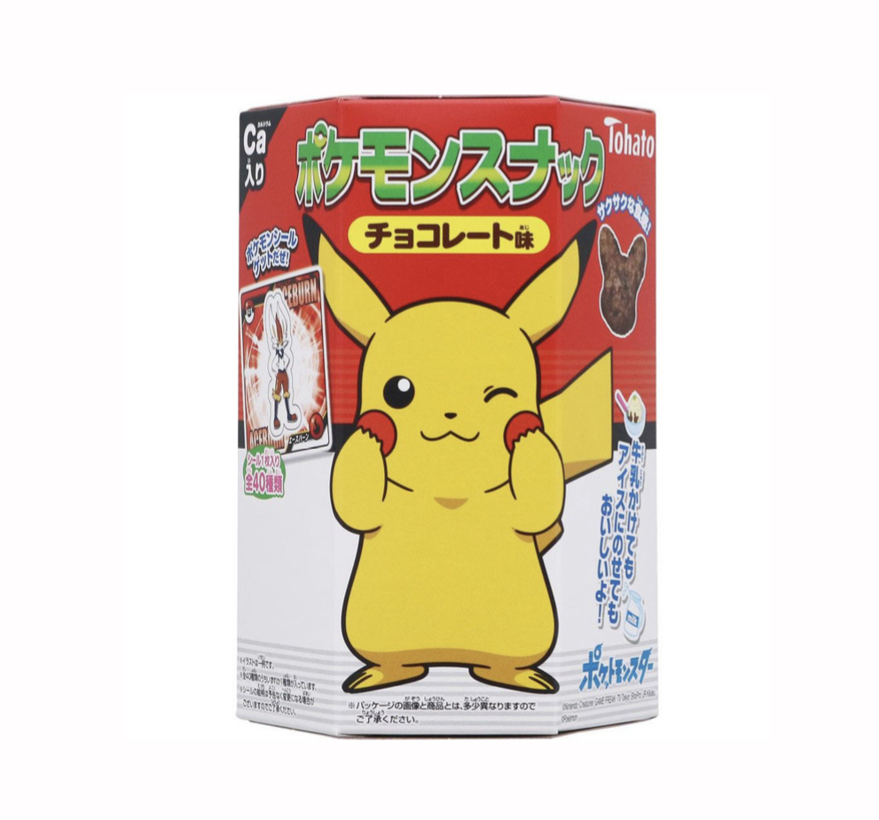 TOHATO Pokemon Chocolate flavored Snack 23g